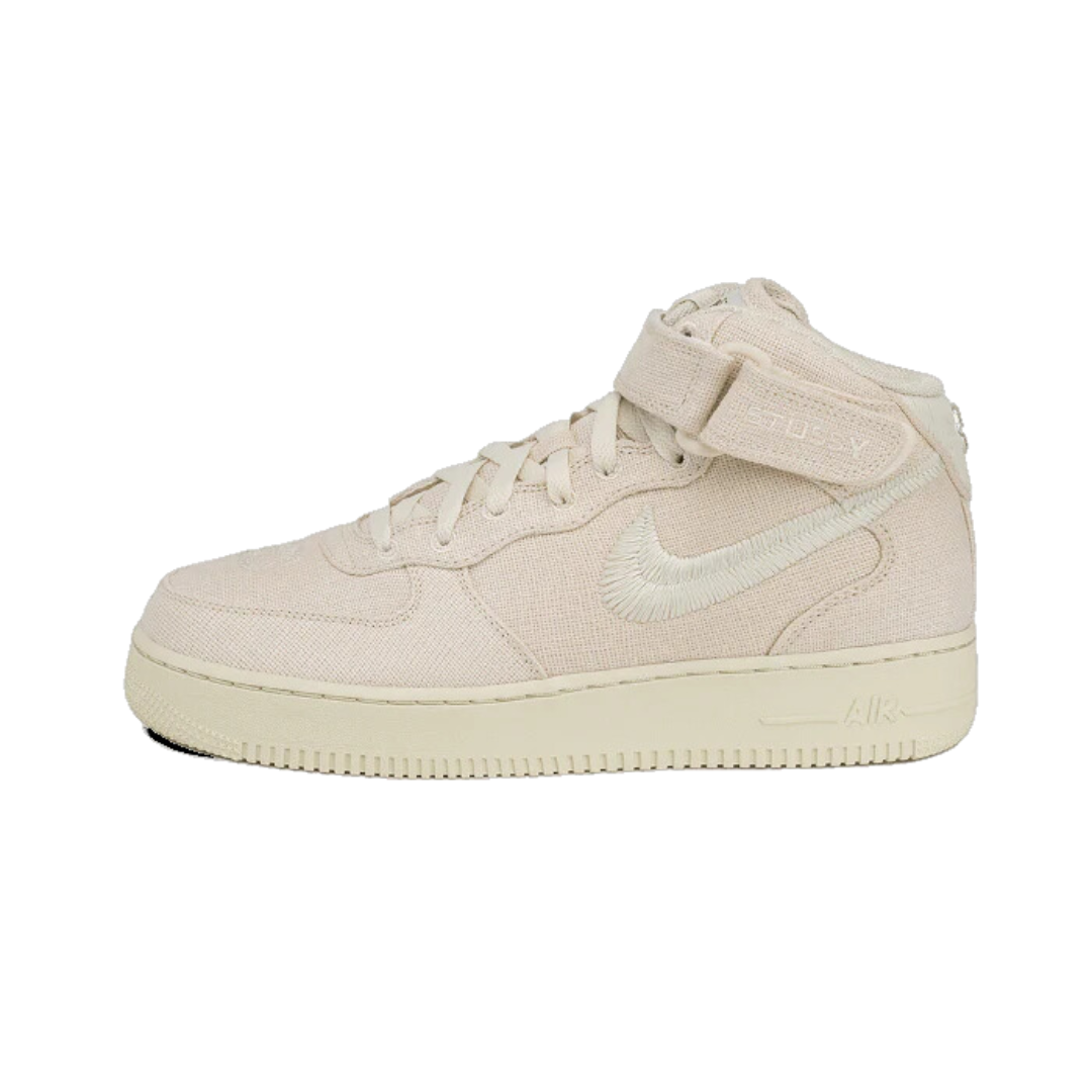 Nike Air Force 1 Mid Stussy Fossil – Uniquekicks