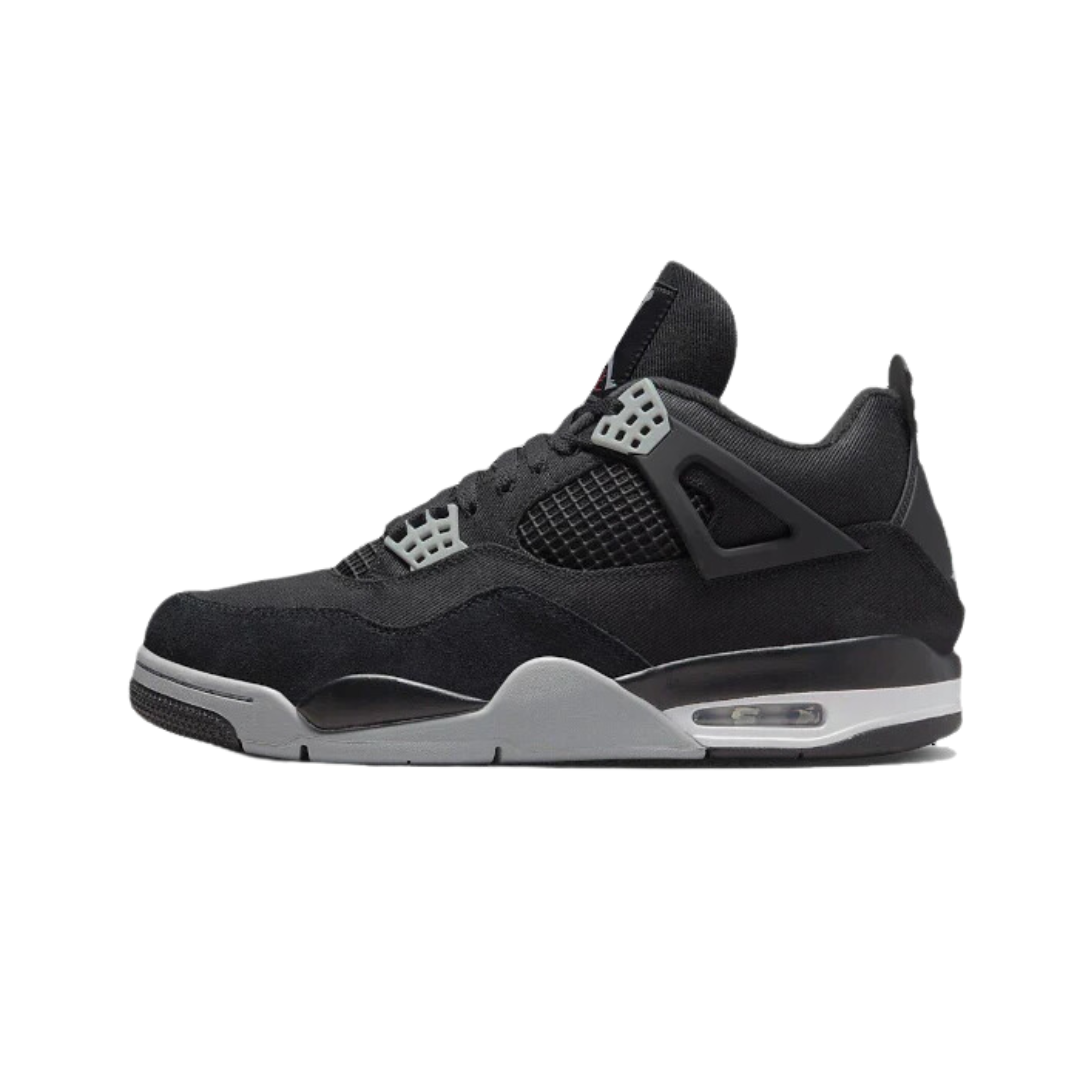 Air Jordan 4 Black Canvas - DH7138-006/DV0553-006