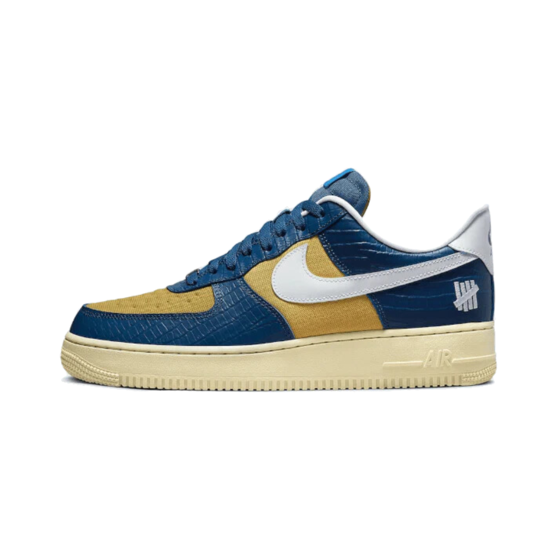 Nike Air Force 1 Low SP Undefeated 5 On It Blue Yellow Croc