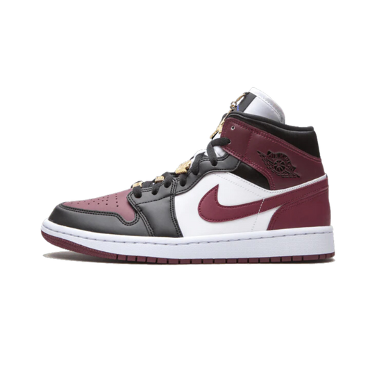 Air Jordan 1 Mid SE Black Dark Beetroot