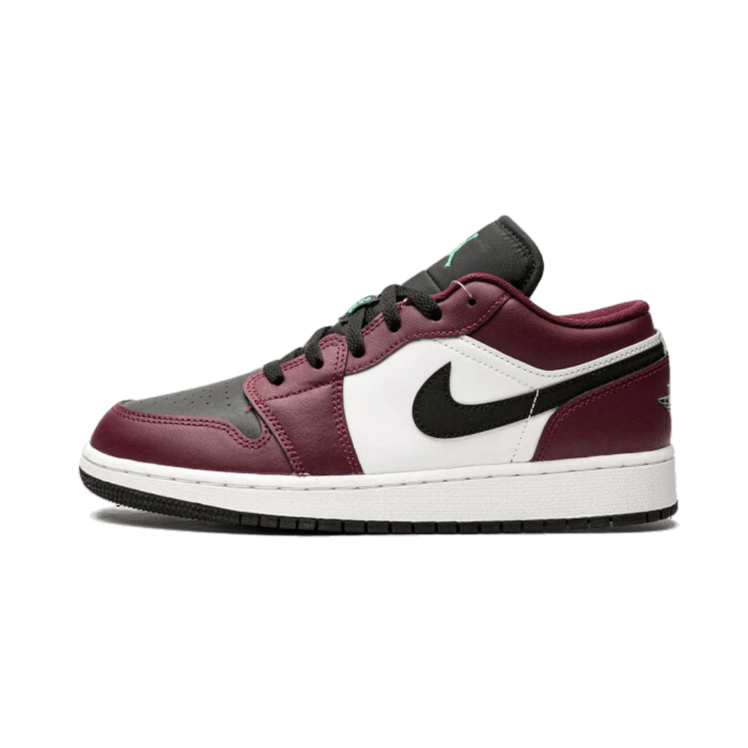 Air Jordan 1 Low SE Dark Beetroot Black Roma Green