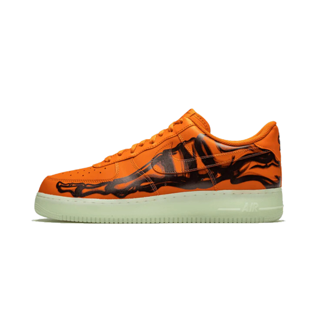 Nike Air Force 1 Low Orange Skeleton Halloween (2020)