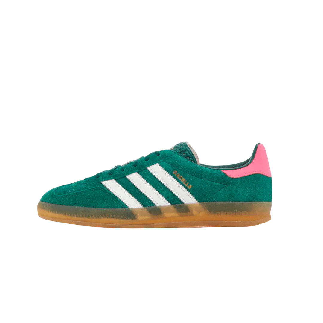 Adidas Gazelle Indoor Collegiate Green Lucid Pink