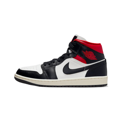 Air Jordan 1 Mid Black Gym Red