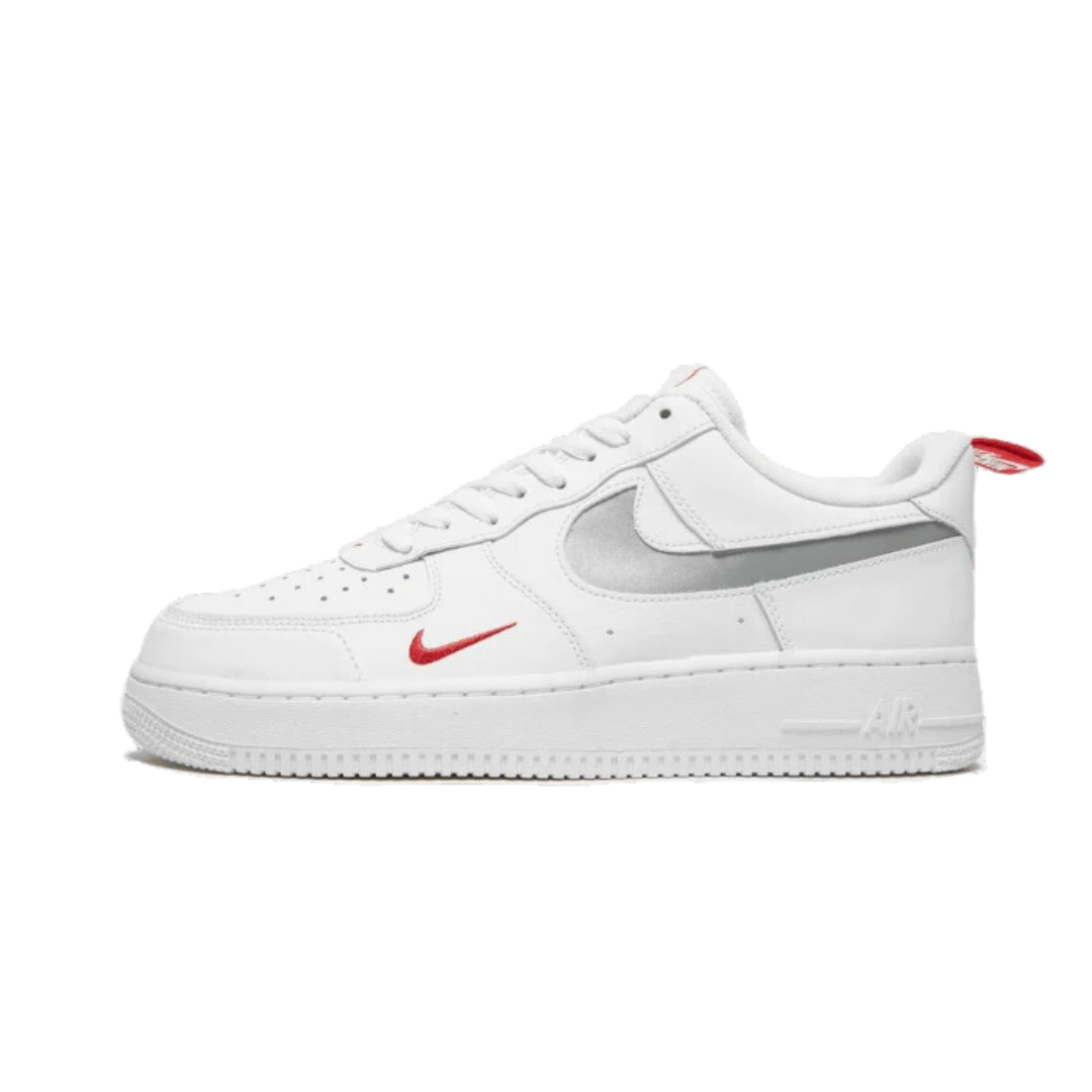 Nike Air Force 1 Low White Red Mini Swoosh