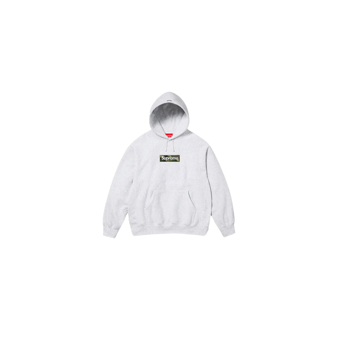 Supreme Box Logo Hooded Sweatshirt (FW23) Grey