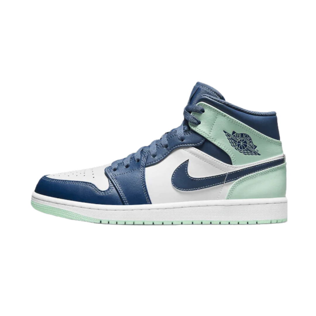 Air Jordan 1 Mid Mystic Navy Mint Foam