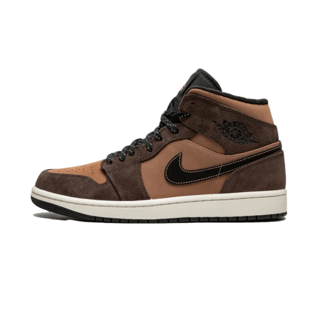 Air Jordan 1 Mid Earthy Brown