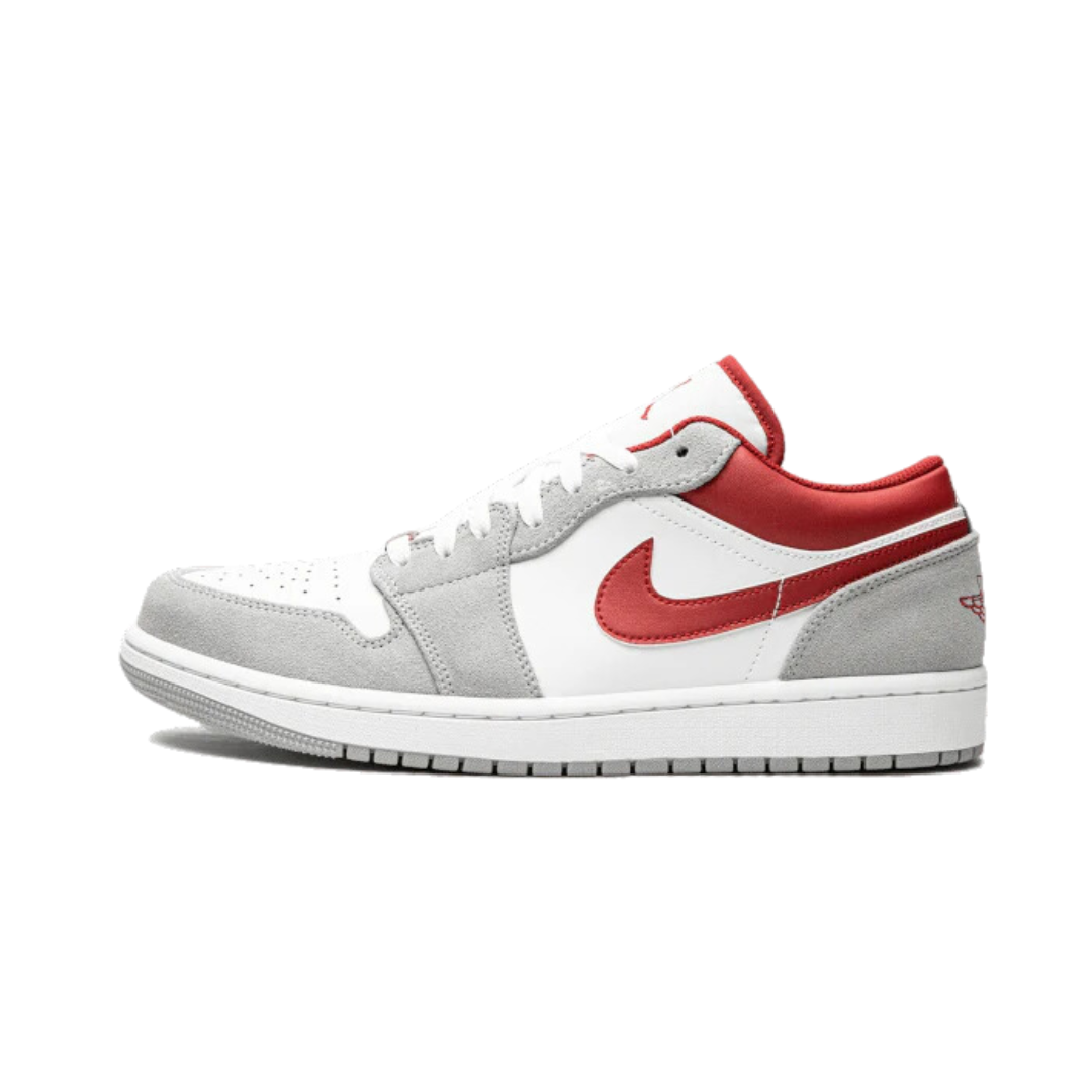 Air Jordan 1 Low SE Light Smoke Grey Gym Red