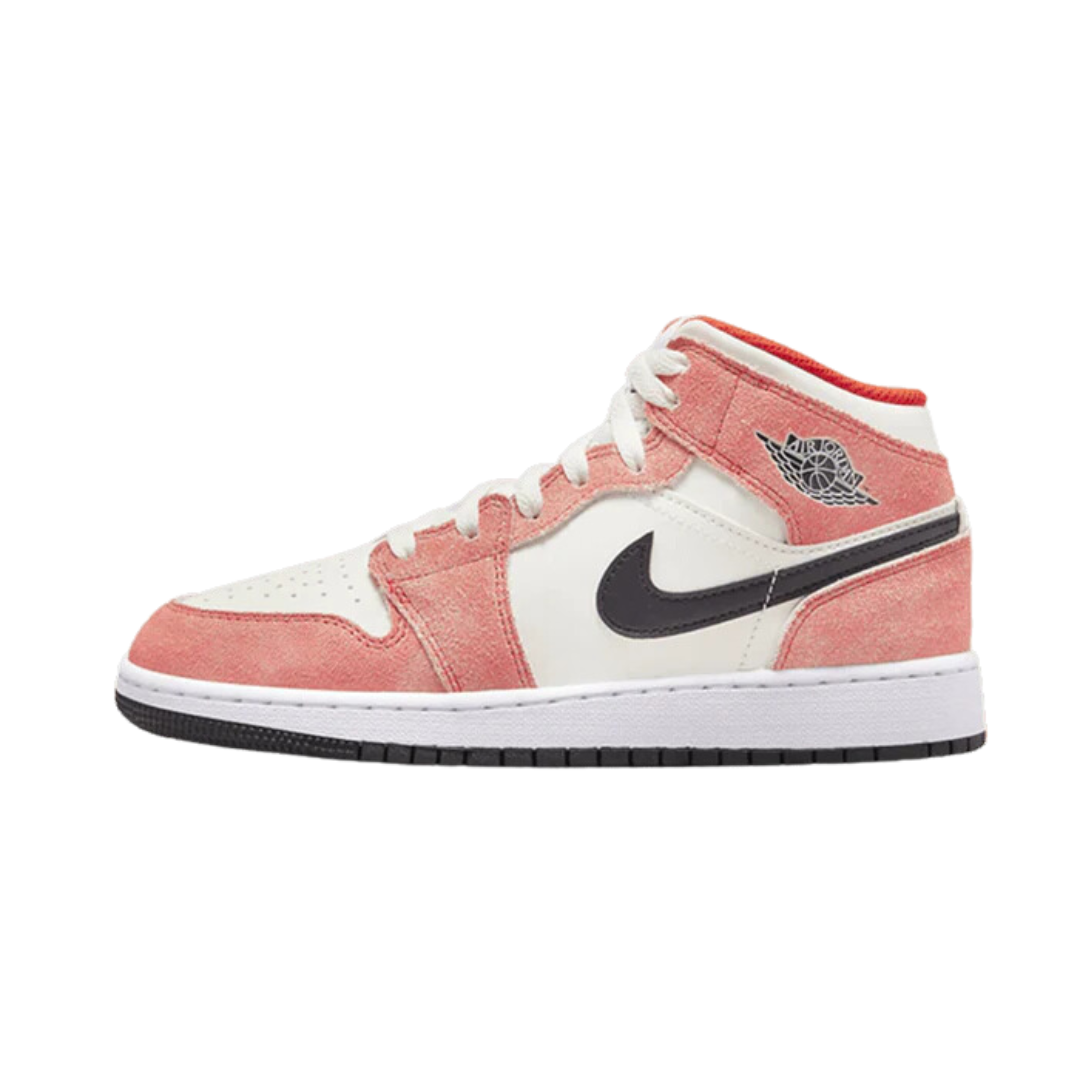 Air Jordan 1 Mid SE Orange Suede