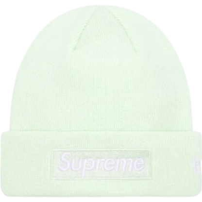 Supreme New Era Box Logo Beanie (FW23) Light Green – Uniquekicks