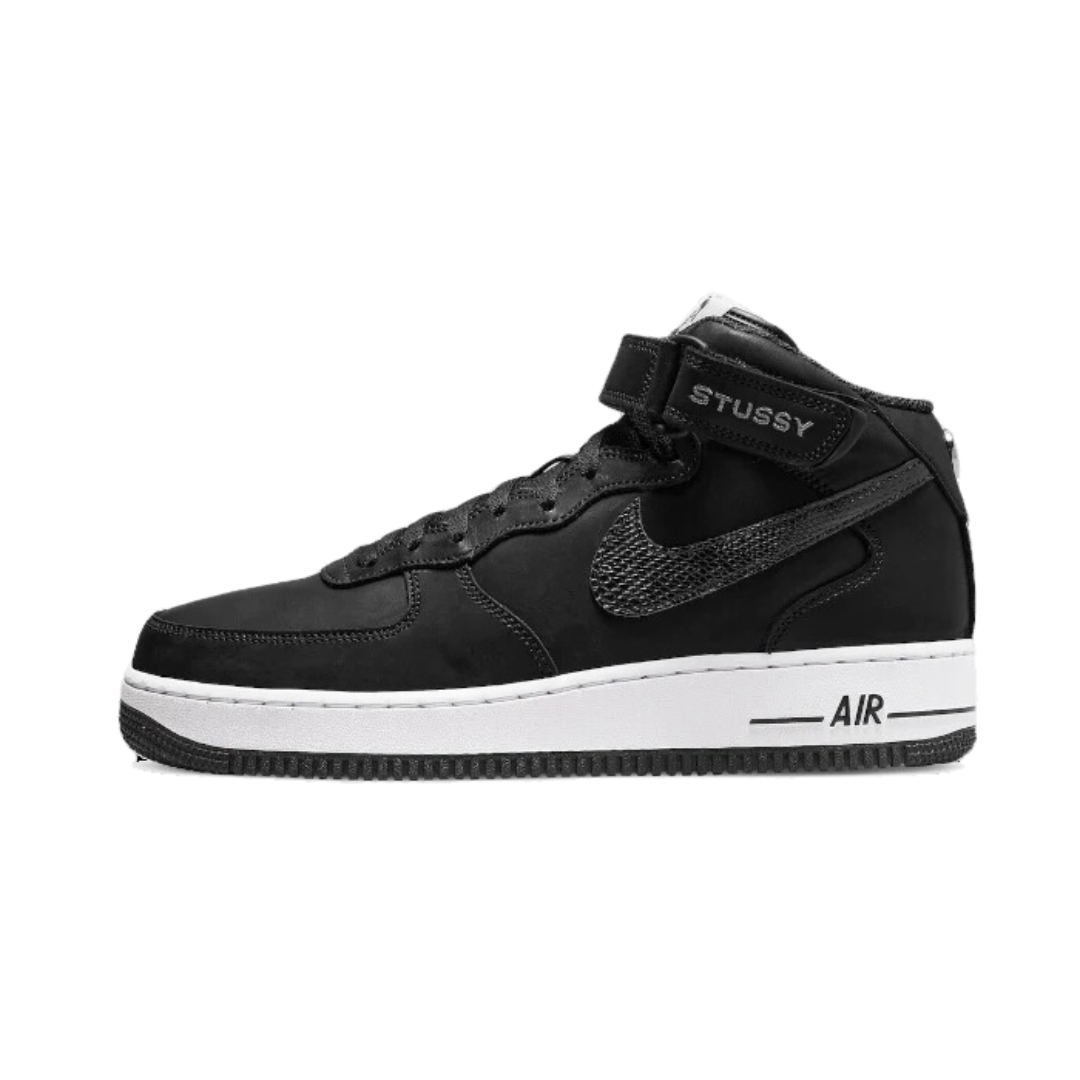 Nike Air Force 1 Mid Stussy All Black