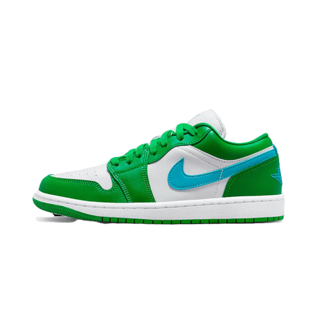 Air Jordan 1 Low Lucky Green Aquatone