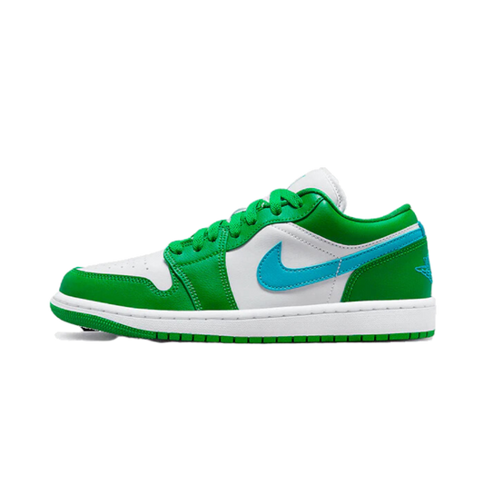 Air Jordan 1 Low Lucky Green Aquatone