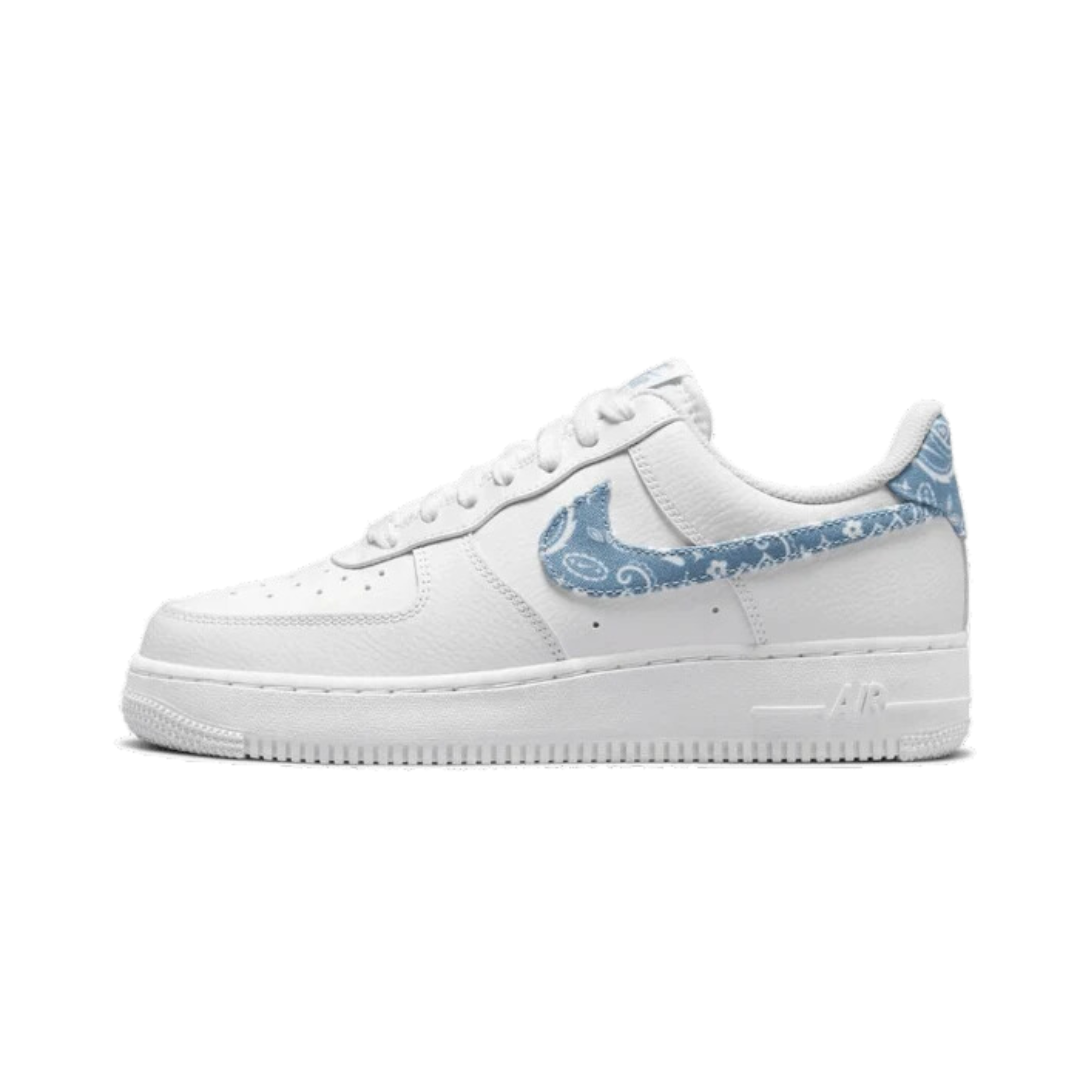 Air Force 1 Low '07 Essential White Worn Blue Paisley