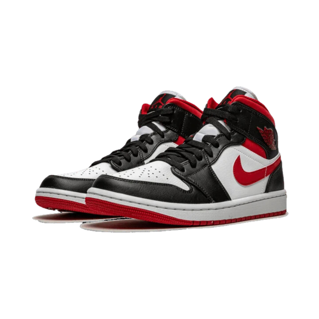 Air Jordan 1 Mid Gym Red Black White