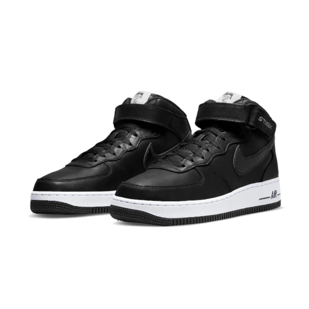 Nike Air Force 1 Mid Stussy All Black