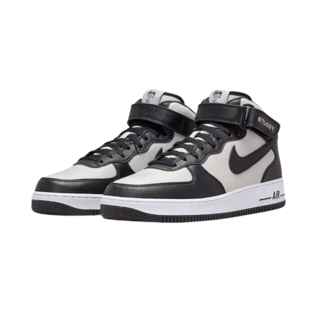 Nike Air Force 1 Mid Stussy Grey Black