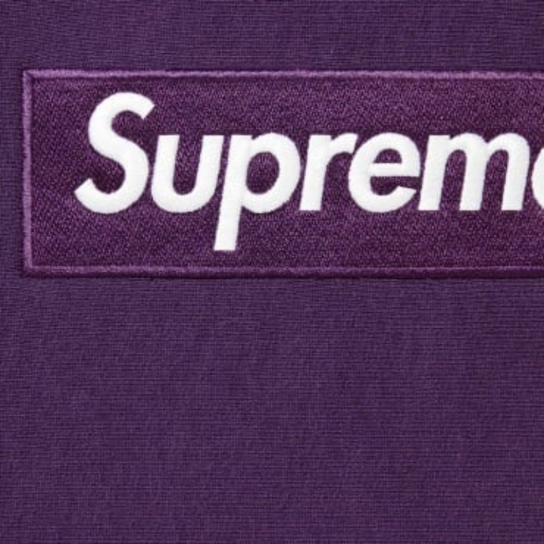 Supreme Box Logo Hooded Sweatshirt (FW23) Dark Purple