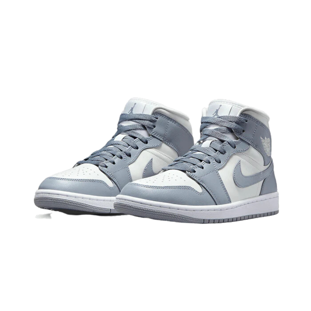 Air Jordan 1 Mid Grey Sail – Uniquekicks