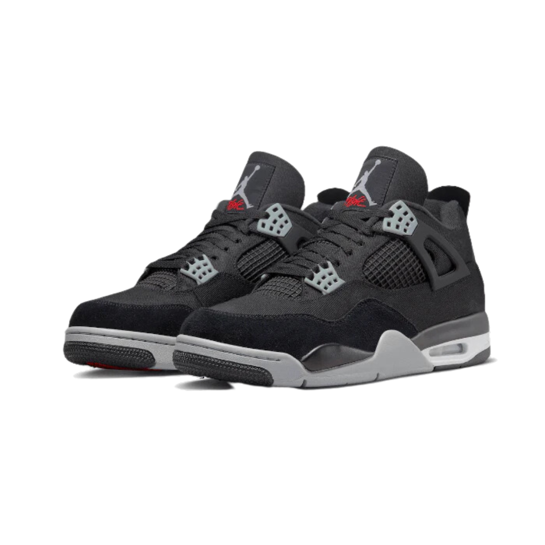 Air Jordan 4 Black Canvas - DH7138-006/DV0553-006