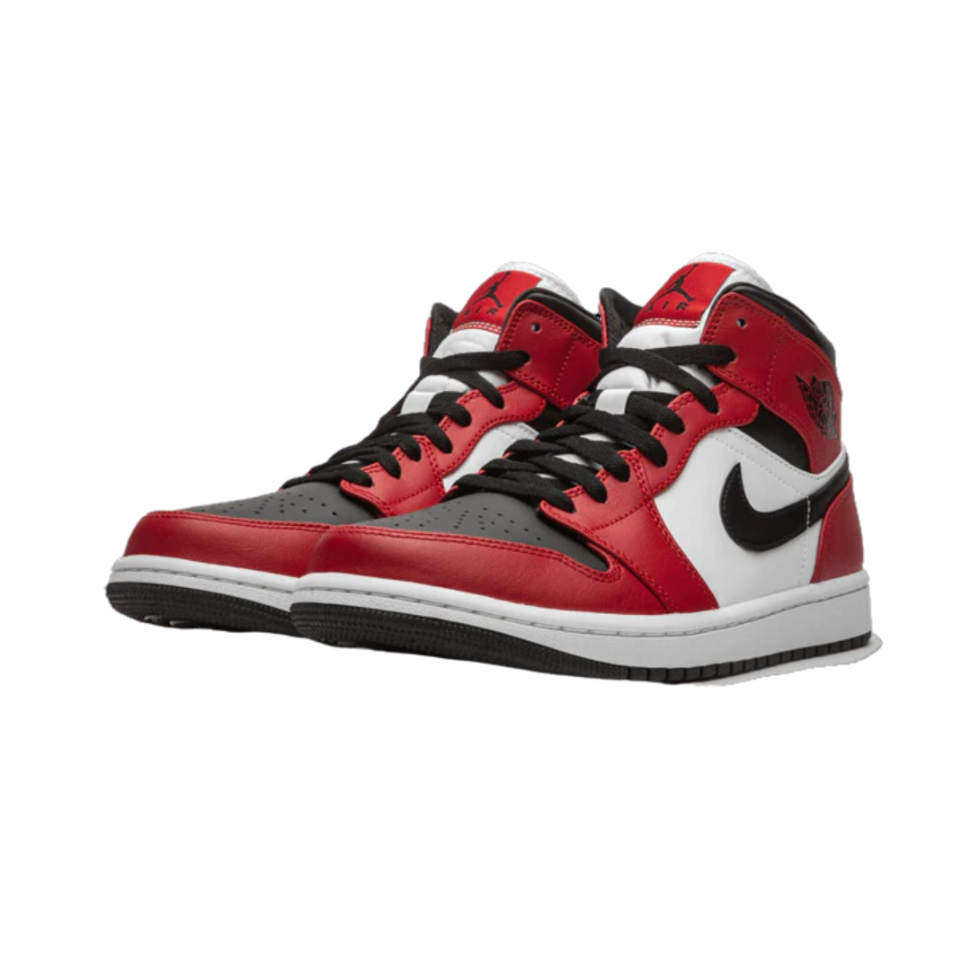 Air Jordan 1 Mid Chicago Black Toe