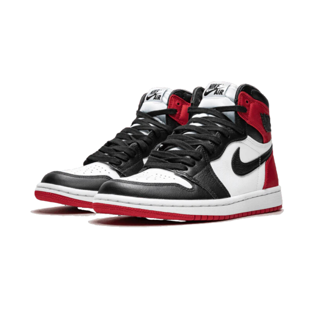 Air Jordan 1 Retro High Satin Black Toe