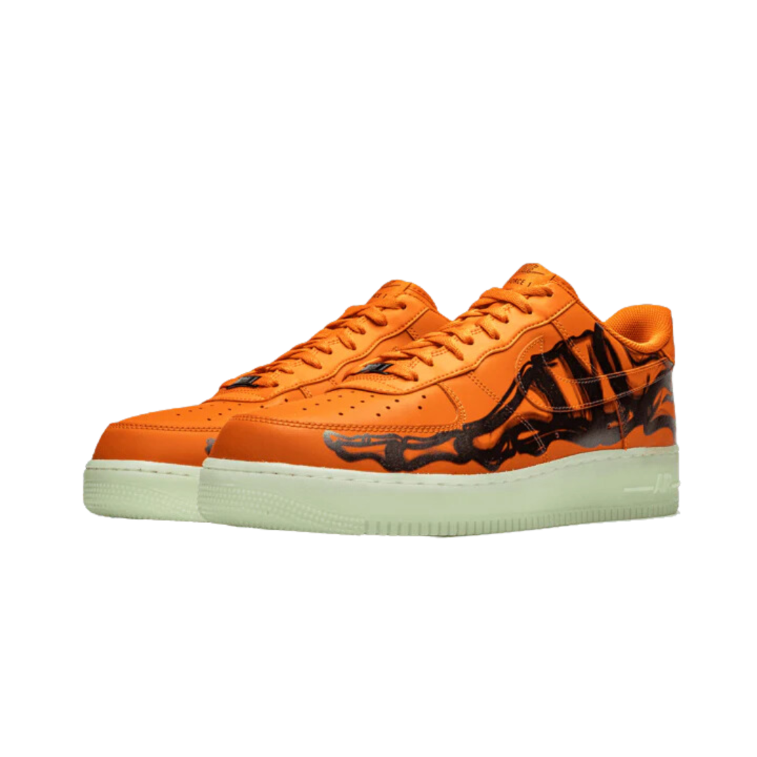 Nike Air Force 1 Low Orange Skeleton Halloween (2020)