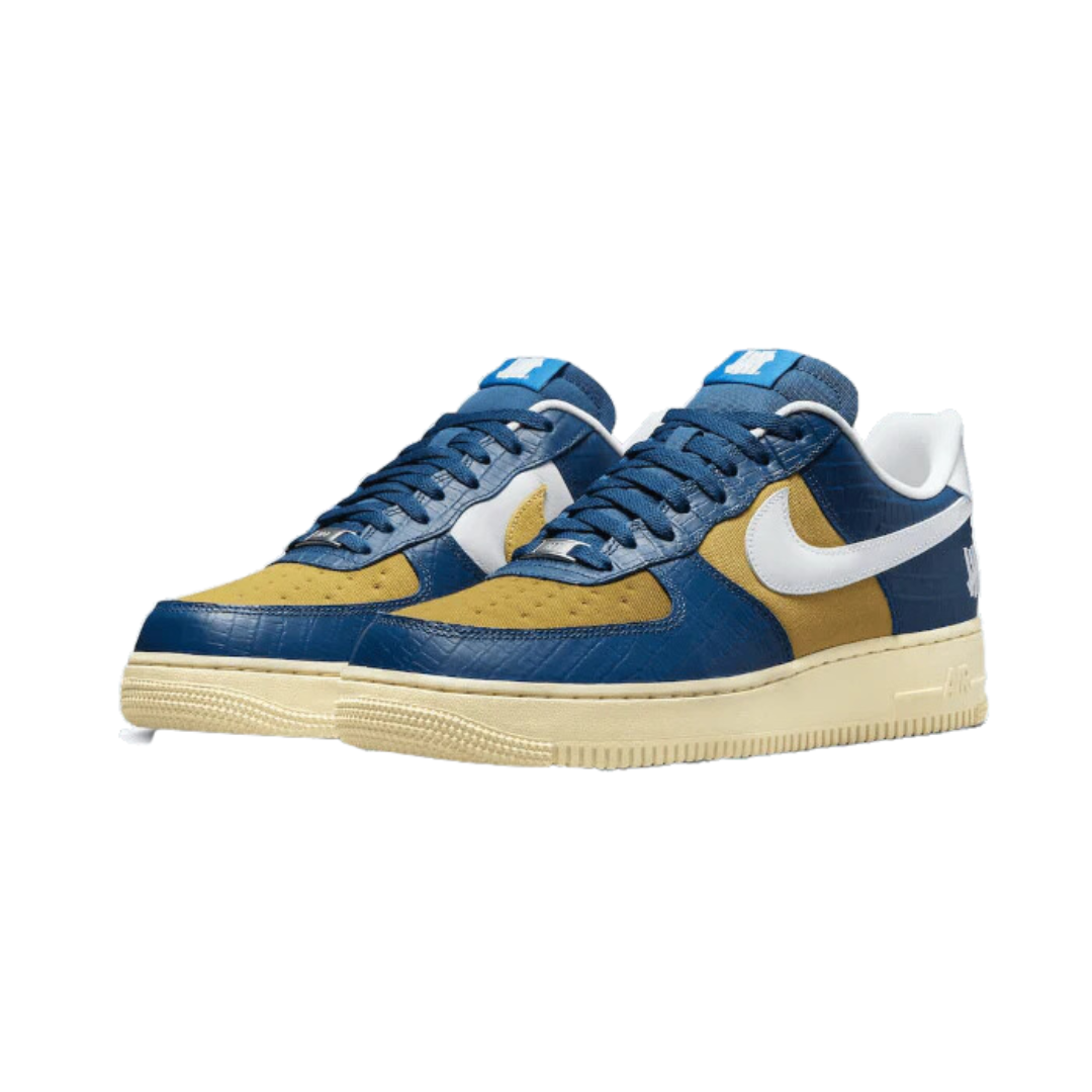 Nike Air Force 1 Low SP Undefeated 5 On It Blue Yellow Croc