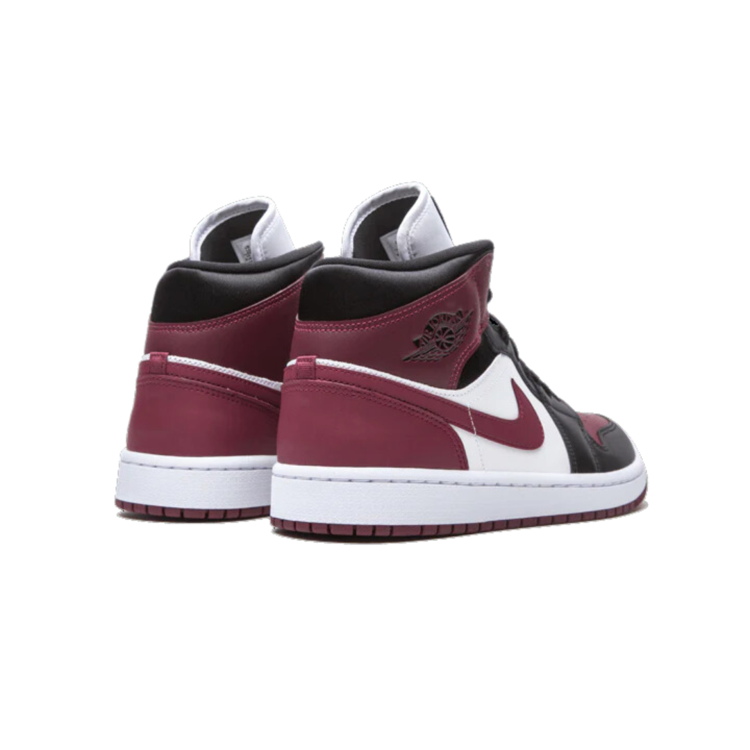 Air Jordan 1 Mid SE Black Dark Beetroot