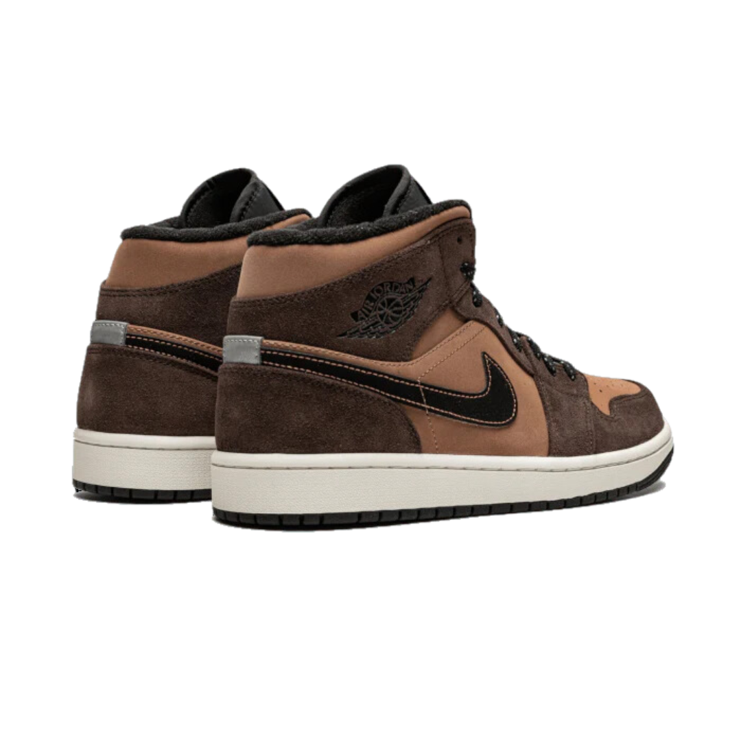 Air Jordan 1 Mid Earthy Brown