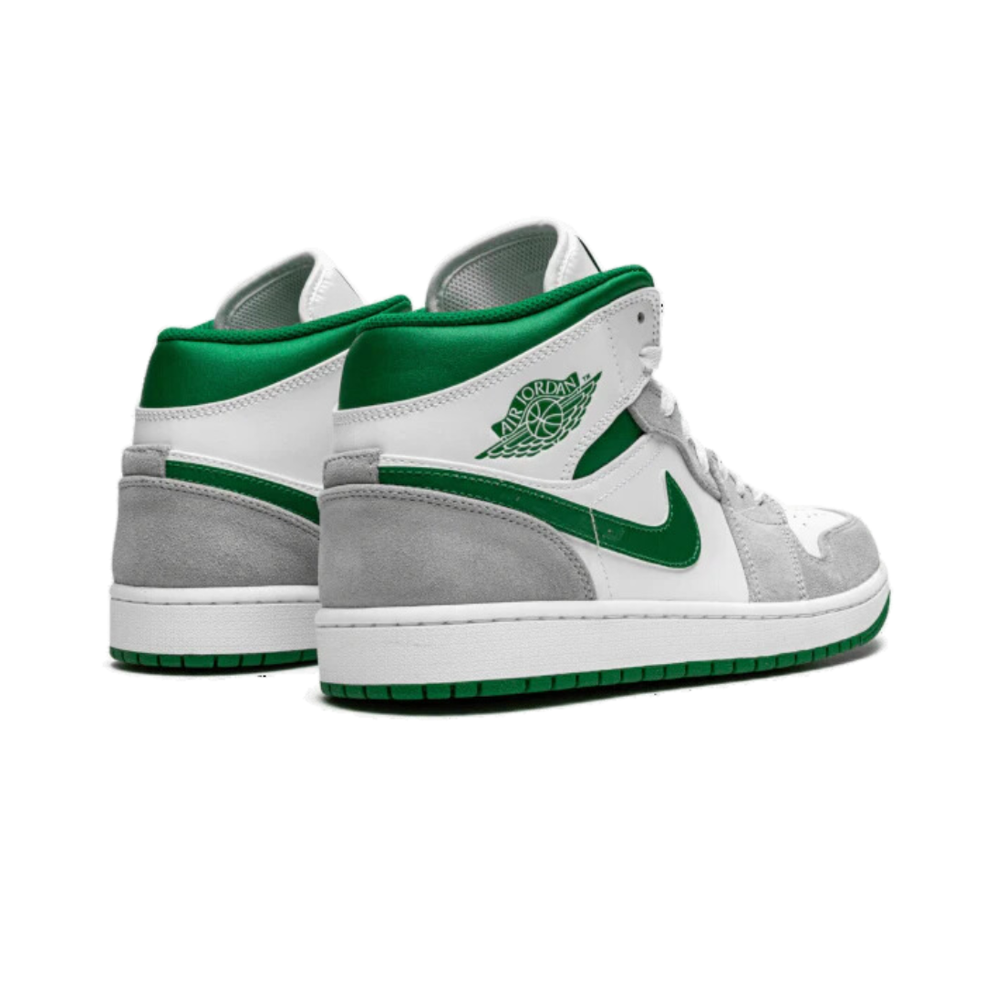 Air Jordan 1 Mid Grau Grün