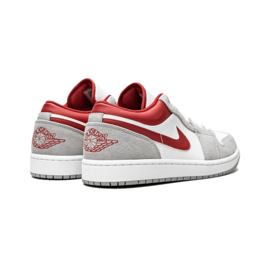 Air Jordan 1 Low SE Light Smoke Grey Gym Red – Uniquekicks