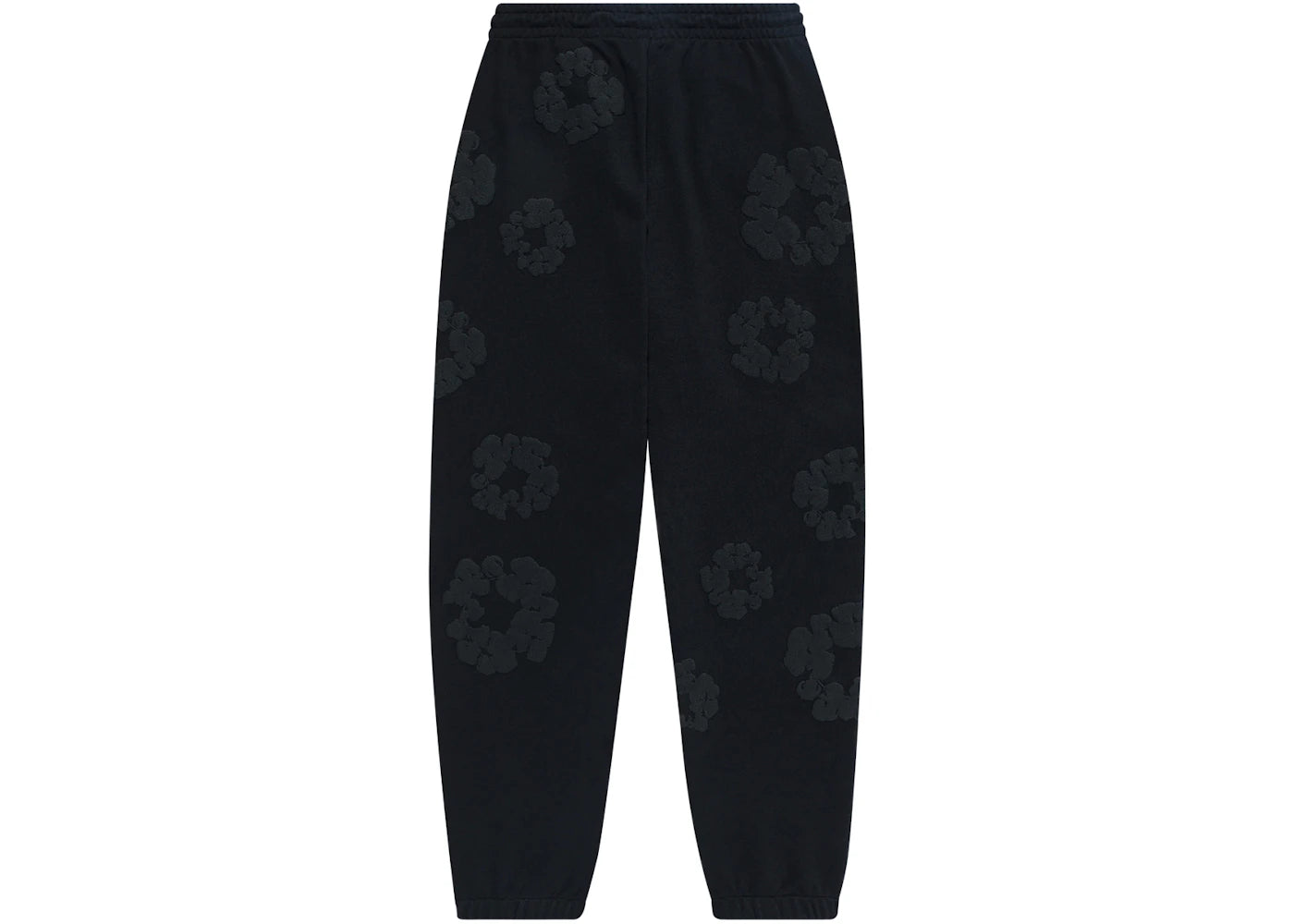 Denim Tears Cotton Wreath Sweatpants Black Monochrome - DT-DTCWSB-BLACKMONOCHROME