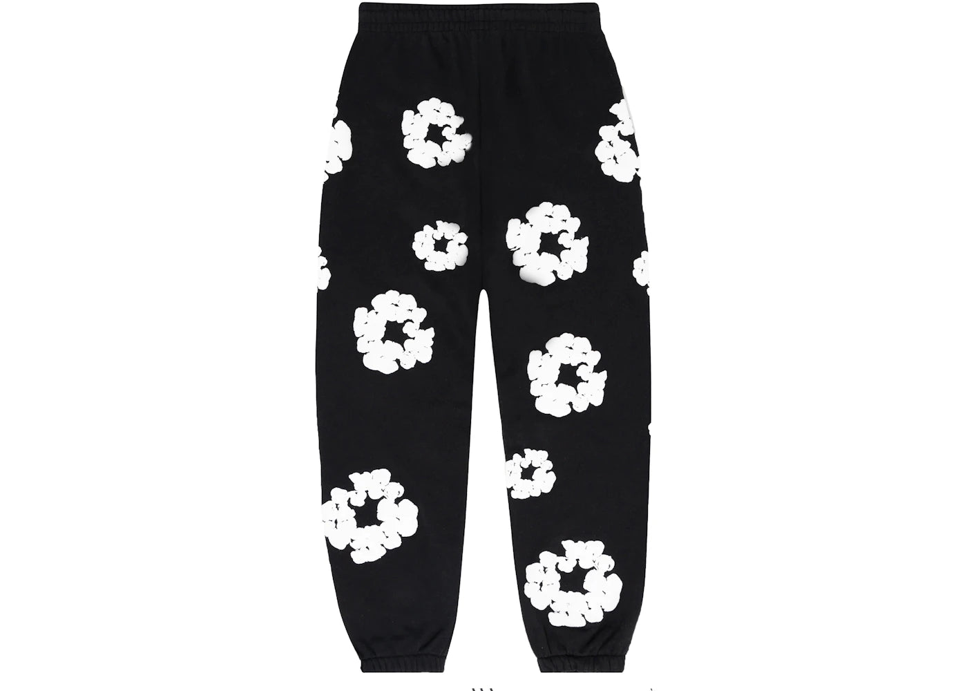 Denim Tears The Cotton Wreath Sweatpants Black - DT-DTTCWS-BLACK