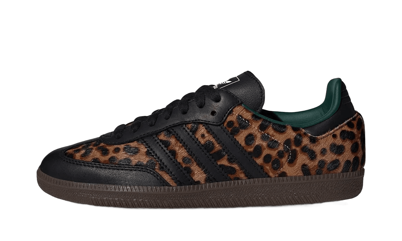 Adidas Samba OG Black Green Leopard - JI2735