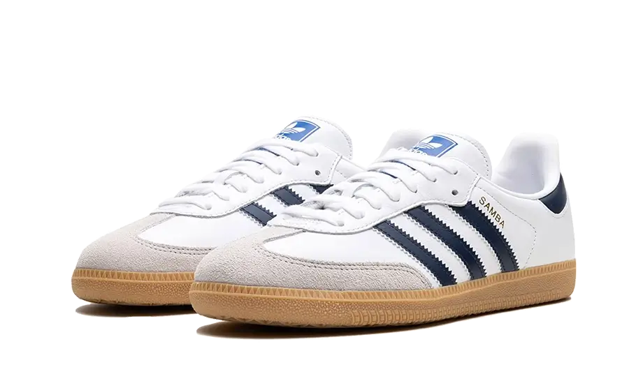 Adidas Adidas Samba OG Cloud White Night Indigo Gum - IF3814