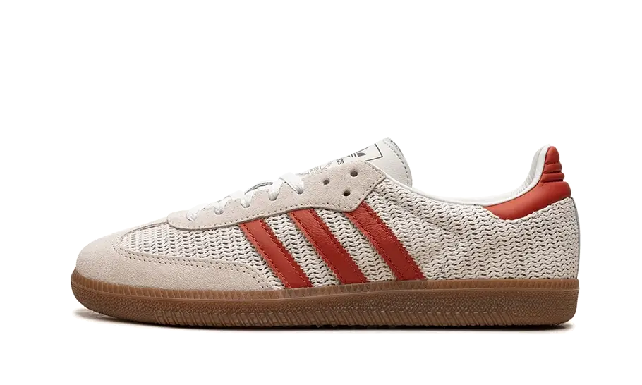 Adidas Adidas Samba OG Crystal White Preloved Red  - IG1380