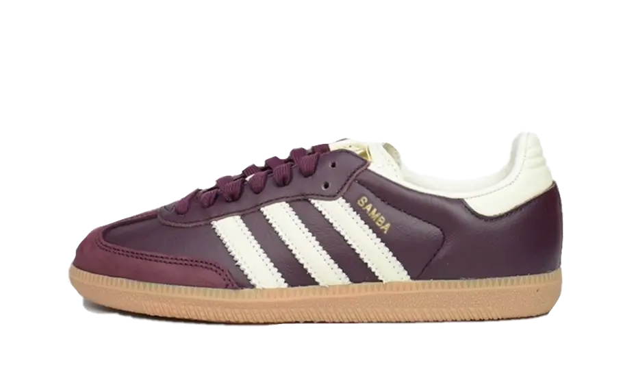 Adidas Adidas Samba OG Maroon Gold Metallic - ID0477