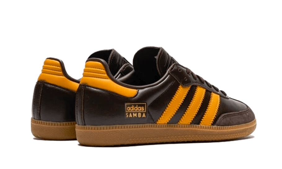 Adidas Adidas Samba OG Dark Brown Yellow - IG6174