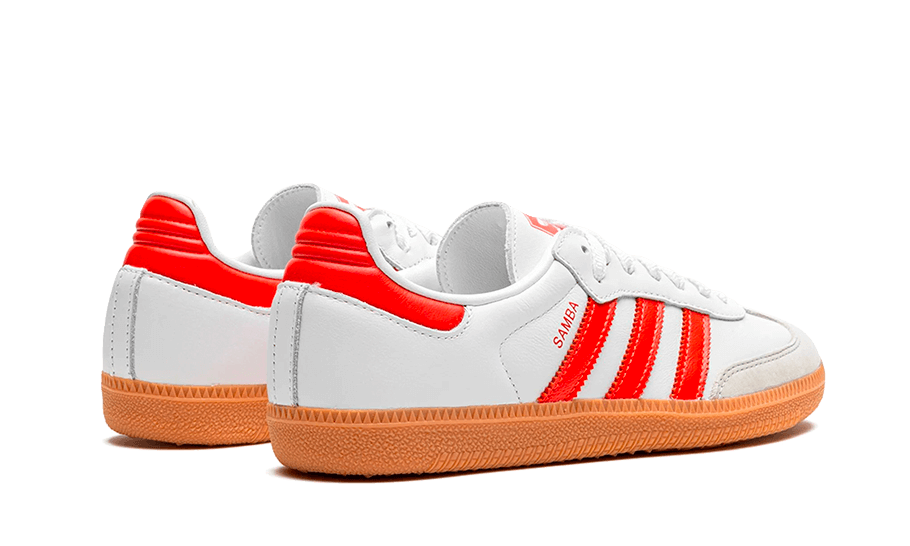 Adidas Adidas Samba OG White Solar Red Gum - IF6513