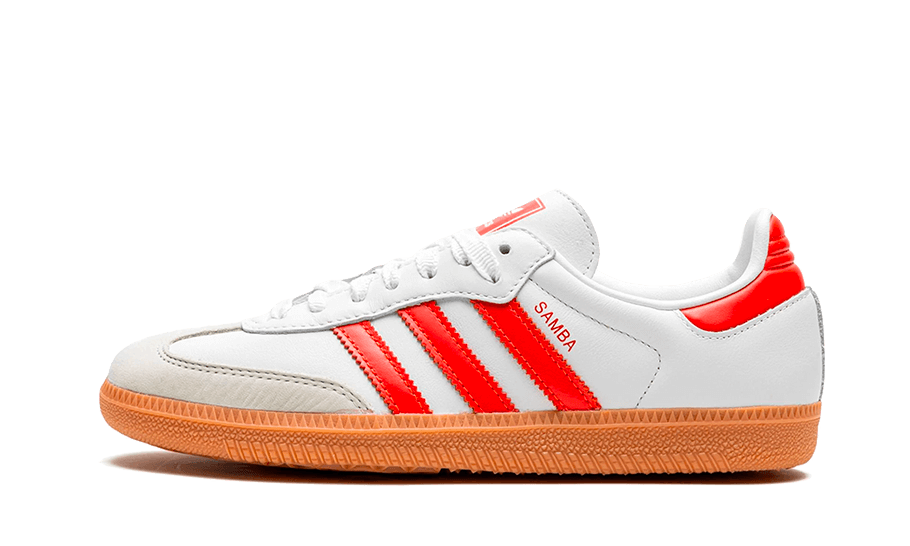 Adidas Adidas Samba OG White Solar Red Gum - IF6513