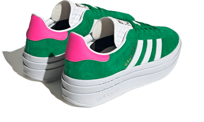 Adidas Adidas Gazelle Bold Green Lucid Pink - IG3136
