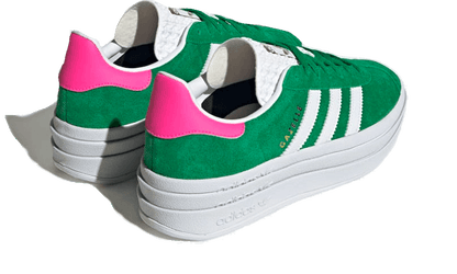 Adidas Adidas Gazelle Bold Green Lucid Pink - IG3136
