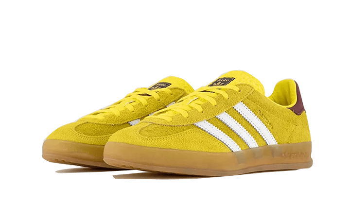 Adidas Adidas Gazelle Indoor Bright Yellow Burgundy - IE7003