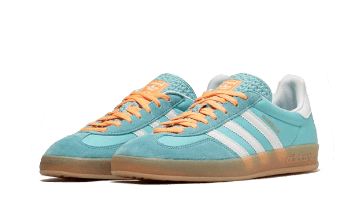 Adidas Adidas Gazelle Indoor Preloved Blue White Gum - HQ9017