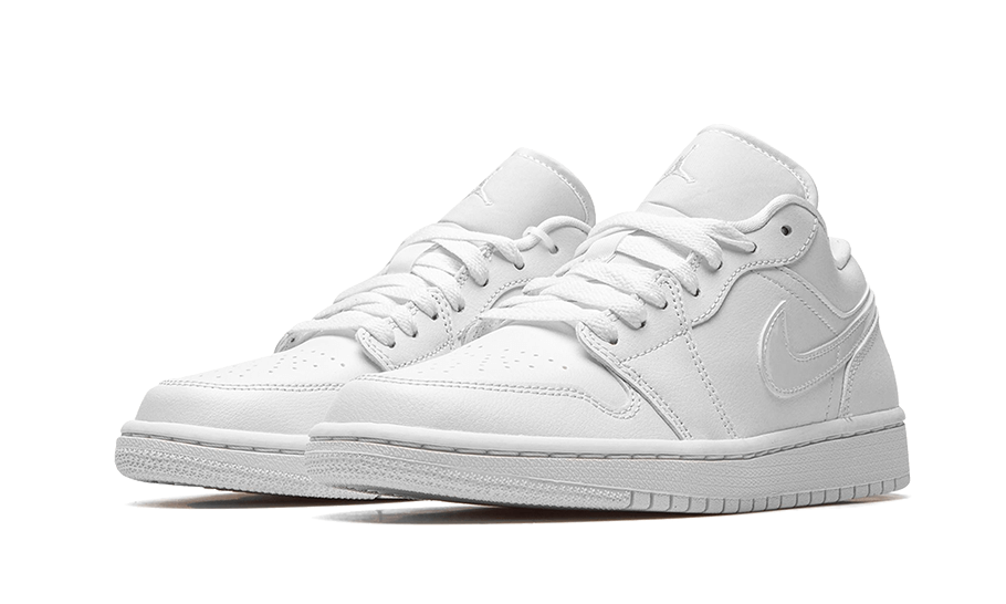 Air Jordan Air Jordan 1 Low Triple White Patent Swoosh (2022) - DV0990-111