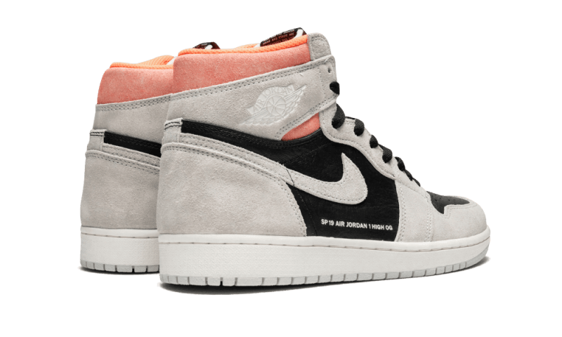 Air Jordan Air Jordan 1 Retro High Neutral Grey Hyper Crimson - 555088-018