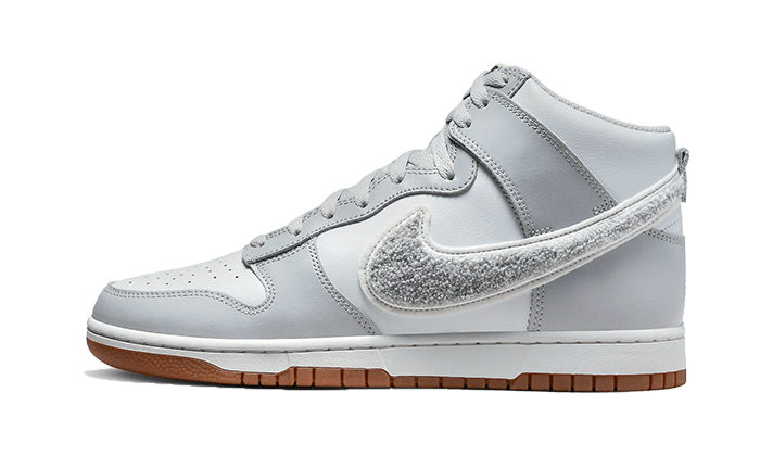 Nike Nike Dunk High Retro Chenille Swoosh White Grey - DR8805-003