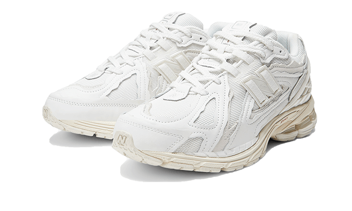 New balance leder white online